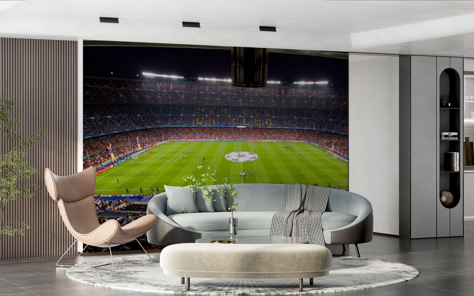 Fototapeta futbalové ihrisko s divákmi