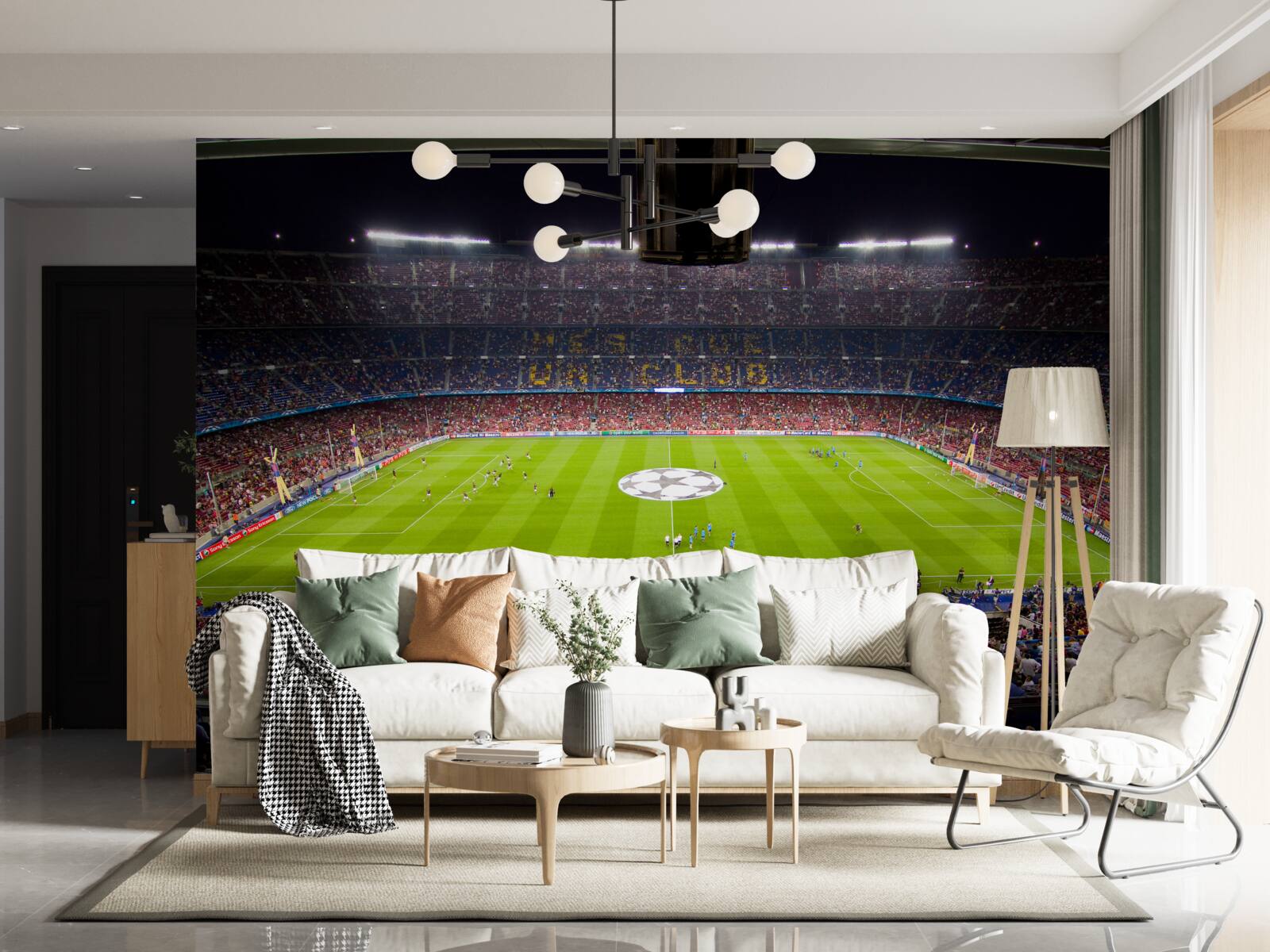 Fototapeta futbalové ihrisko s divákmi