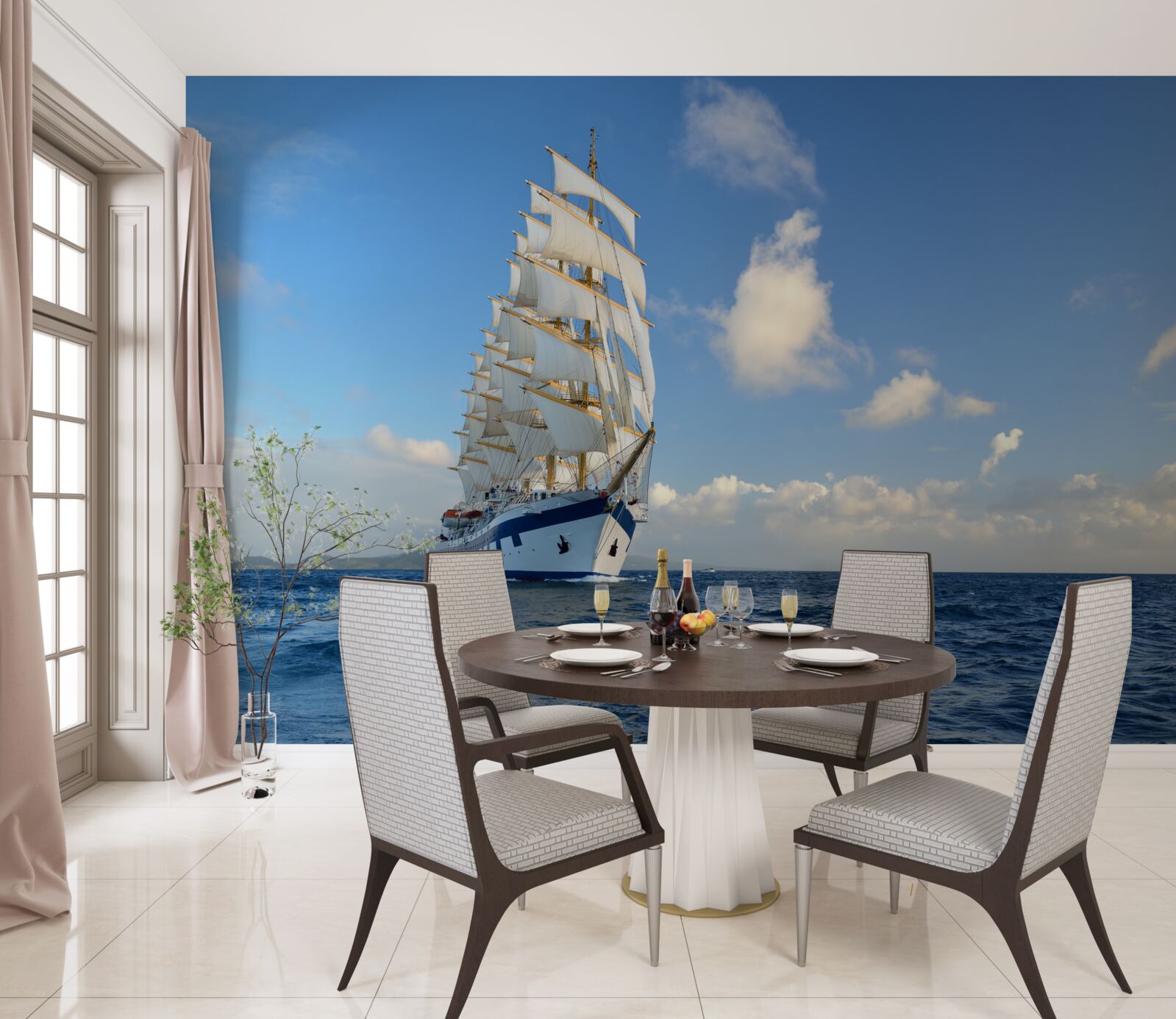 Fototapeta ležať pod plachtami na prízemí