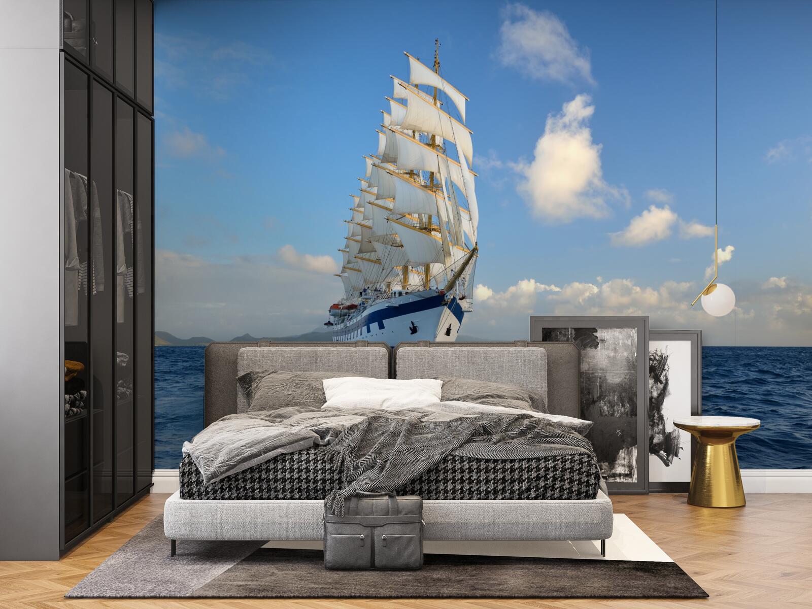 Fototapeta ležať pod plachtami na prízemí