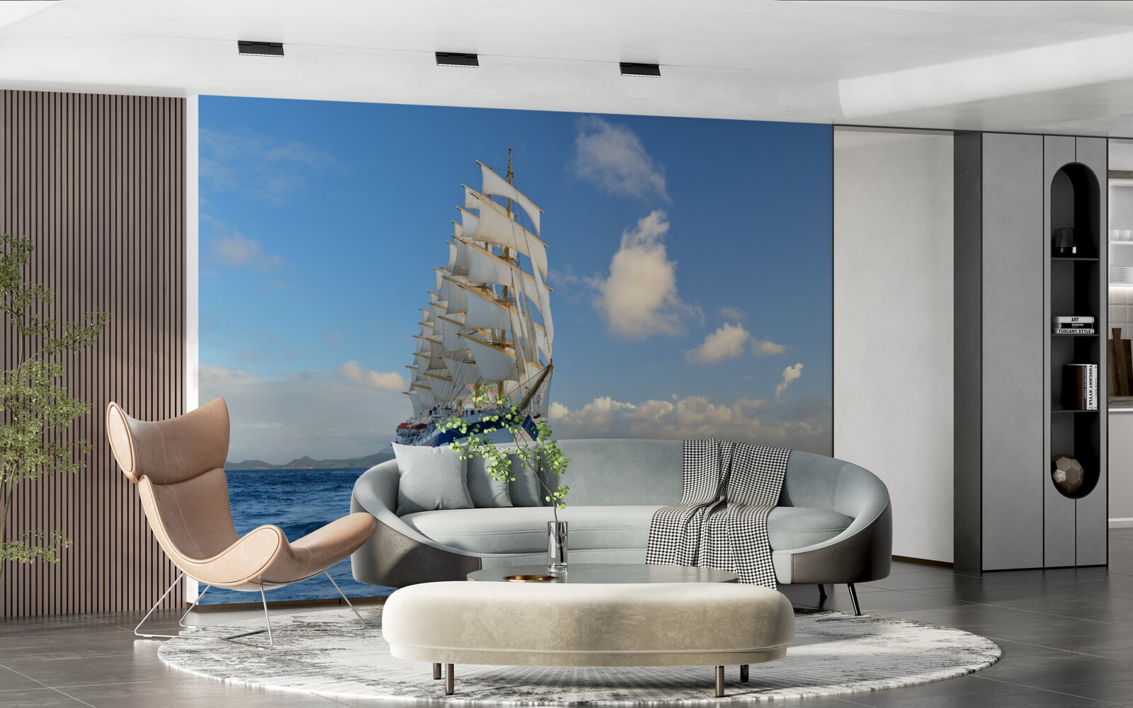 Fototapeta ležať pod plachtami na prízemí