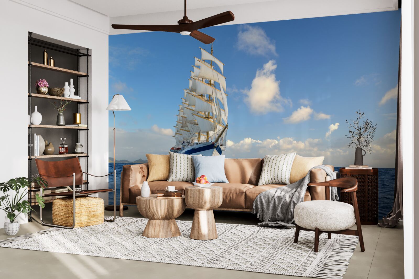 Fototapeta ležať pod plachtami na prízemí