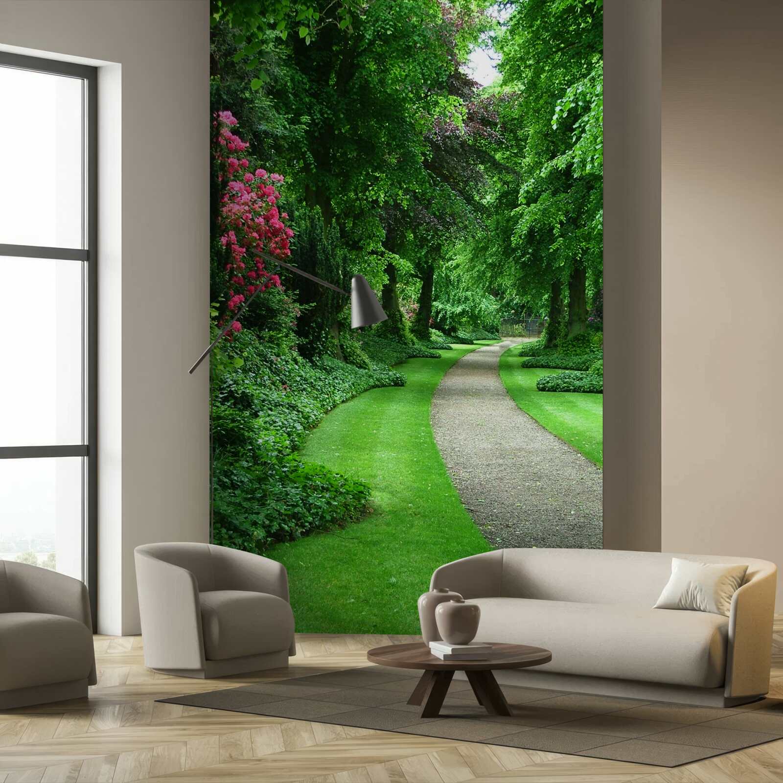 Fototapeta cesta má rozmazané útesy