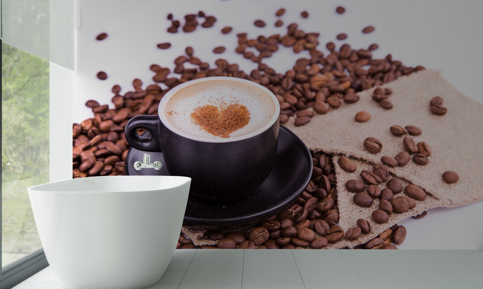 Fototapeta krásne pripravenú šálku kávy