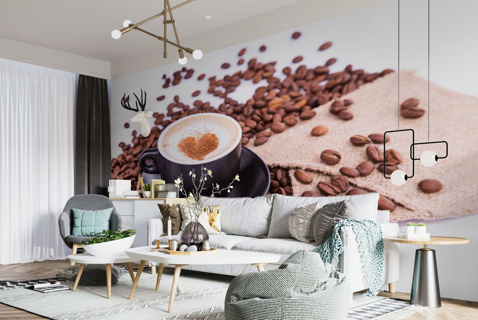 Fototapeta krásne pripravenú šálku kávy