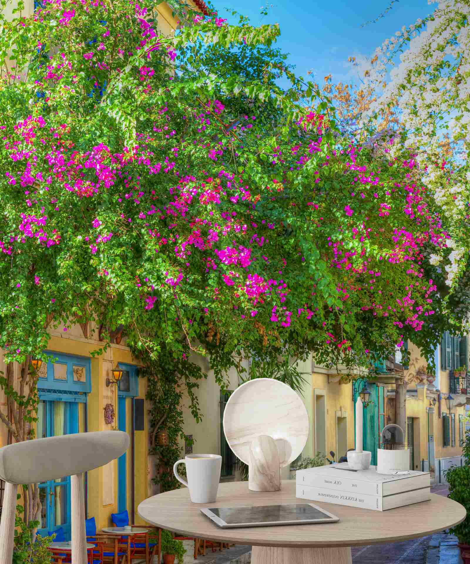 Fototapeta trepotať sa nad domami