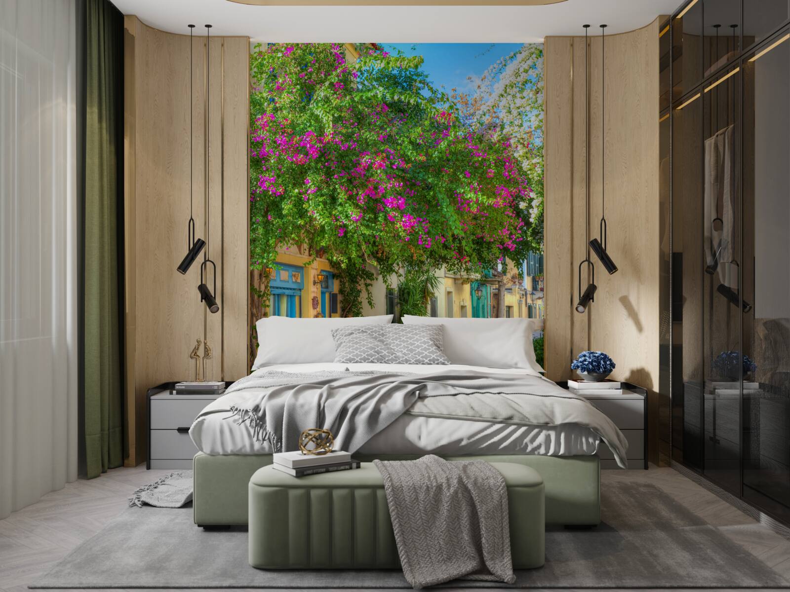 Fototapeta trepotať sa nad domami