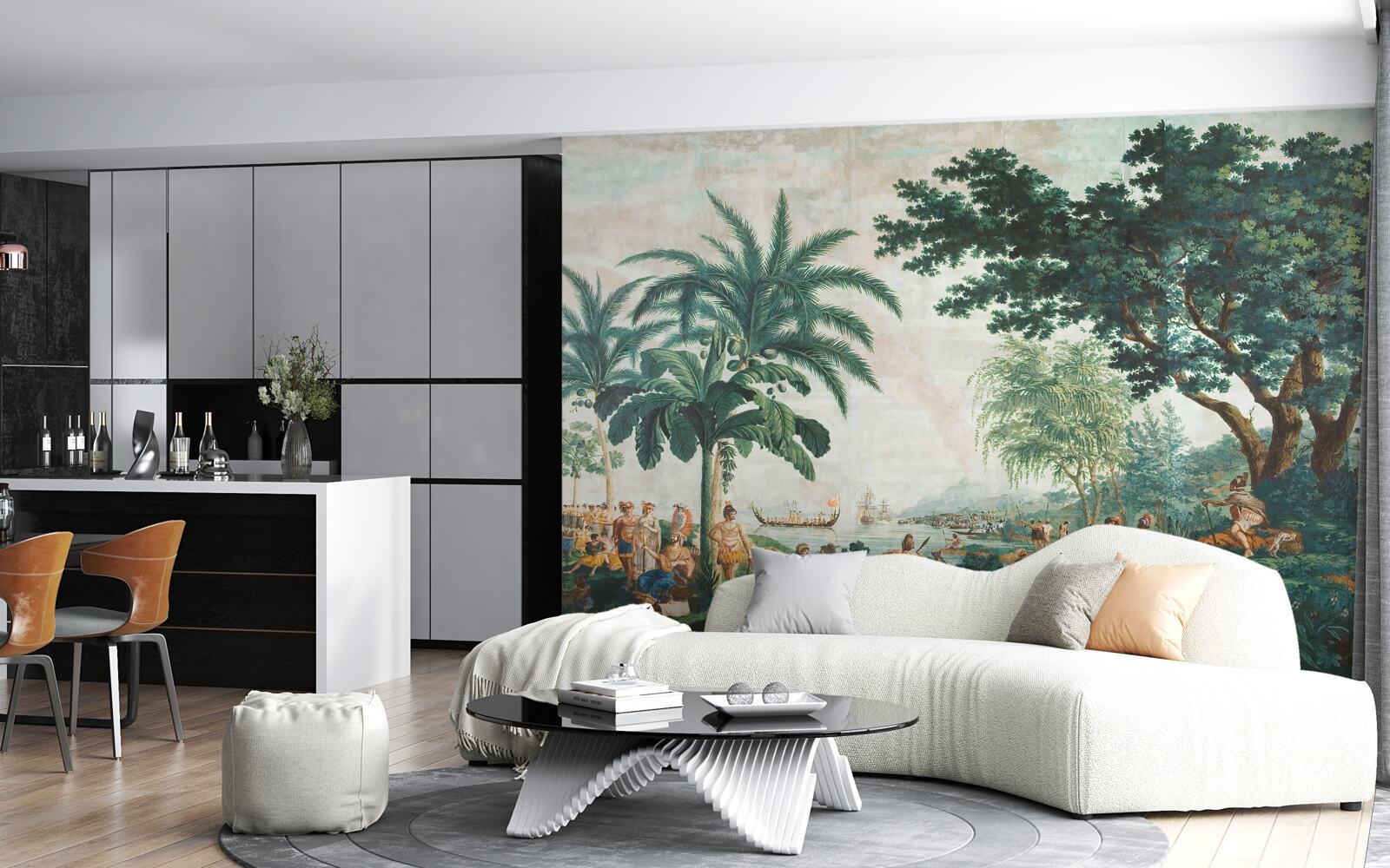 Fototapeta ľudia v džungli