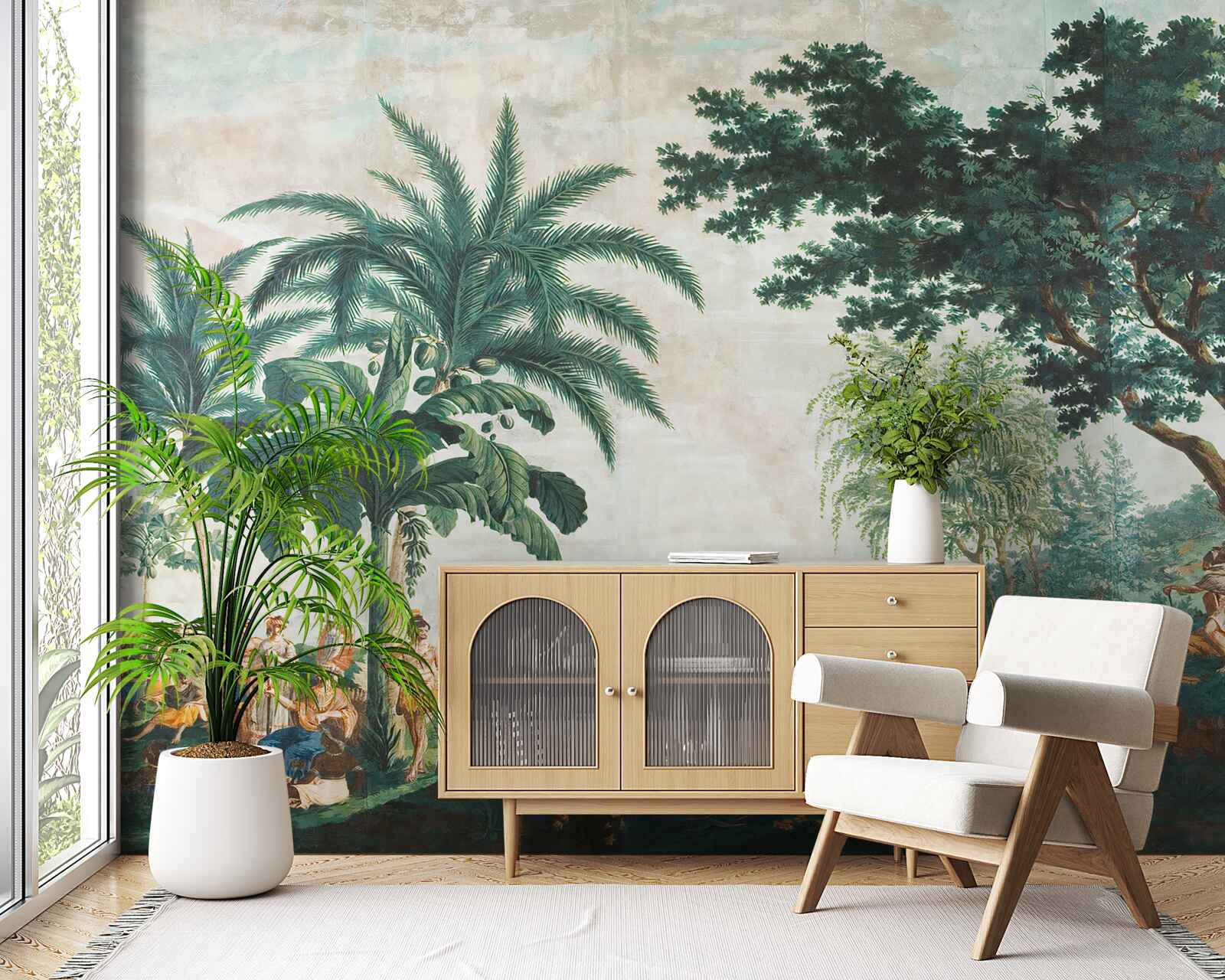 Fototapeta ľudia v džungli