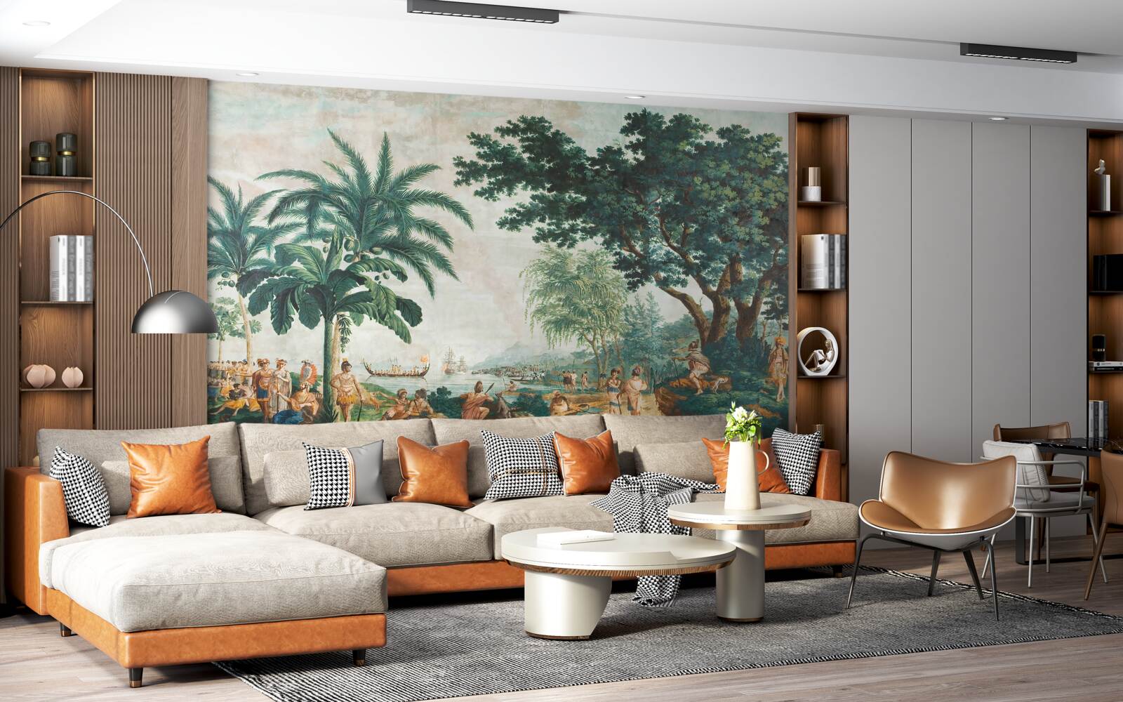 Fototapeta ľudia v džungli