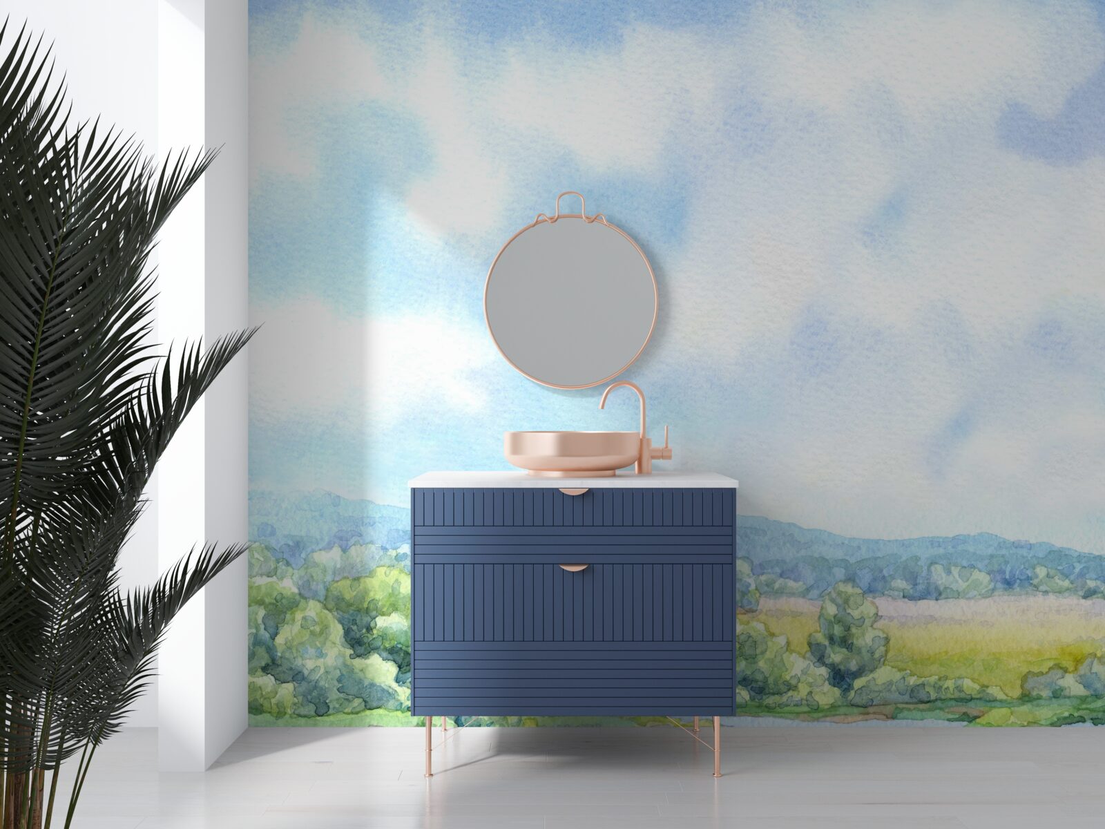 Fototapeta svetlé prevedenie na lúke plne kvitnúcich rastlín