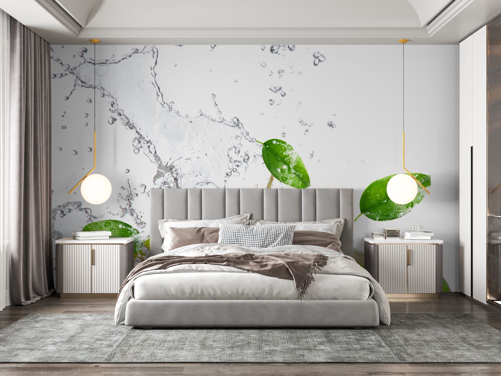 Fototapeta sezónne ovocie a kokosová voda