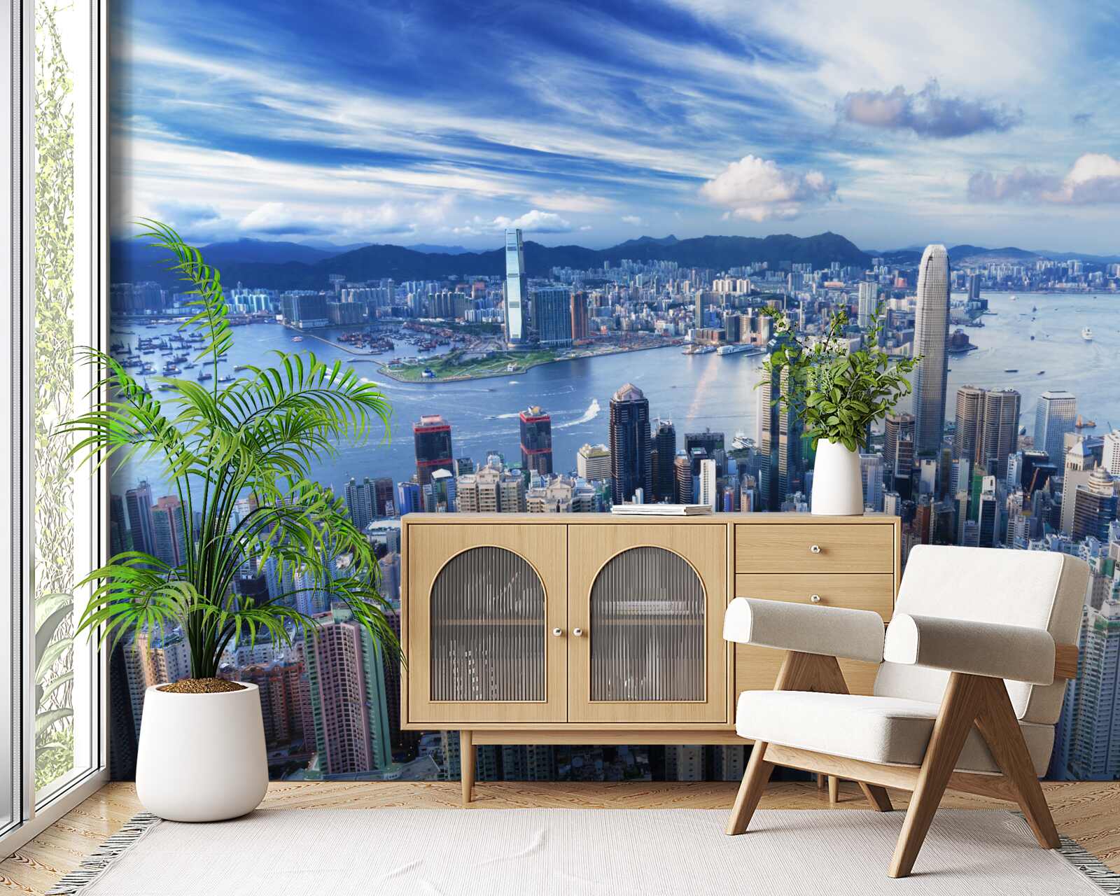 Fototapeta slnečný deň v Šanghaji