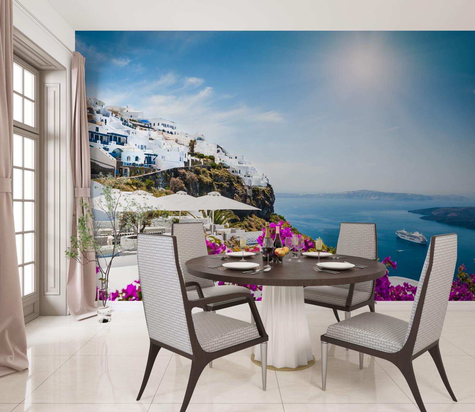 Fototapeta žiarivé slnko Grécka