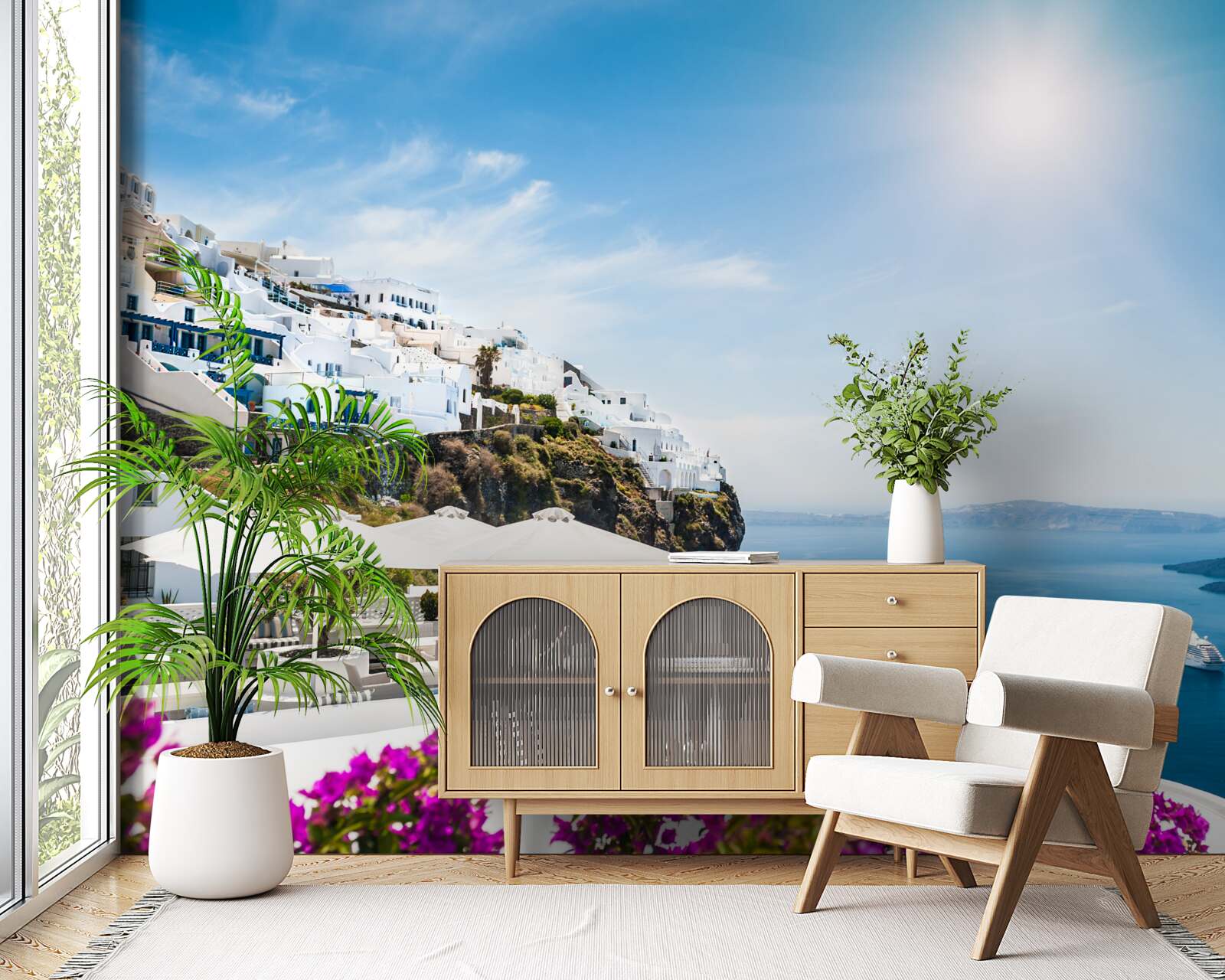 Fototapeta žiarivé slnko Grécka