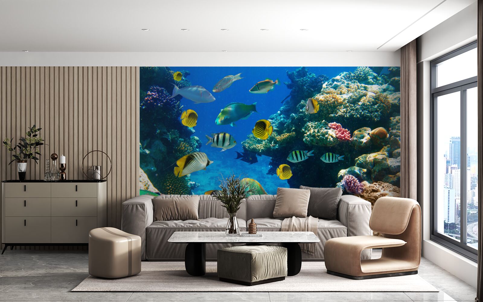 Fototapeta šikovných obyvateľov mora