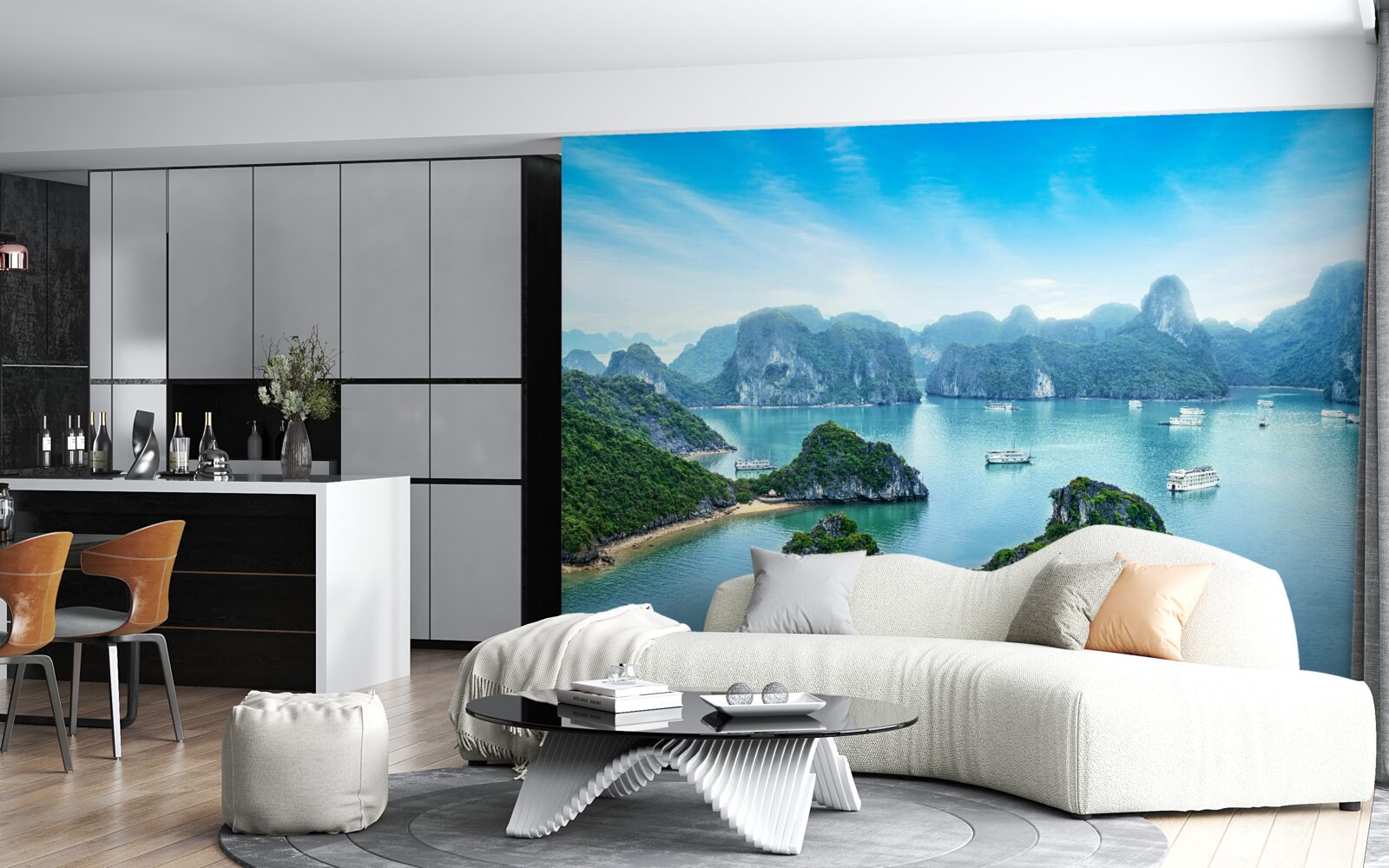 Fototapeta krásny výhľad na smaragdovéstrovy