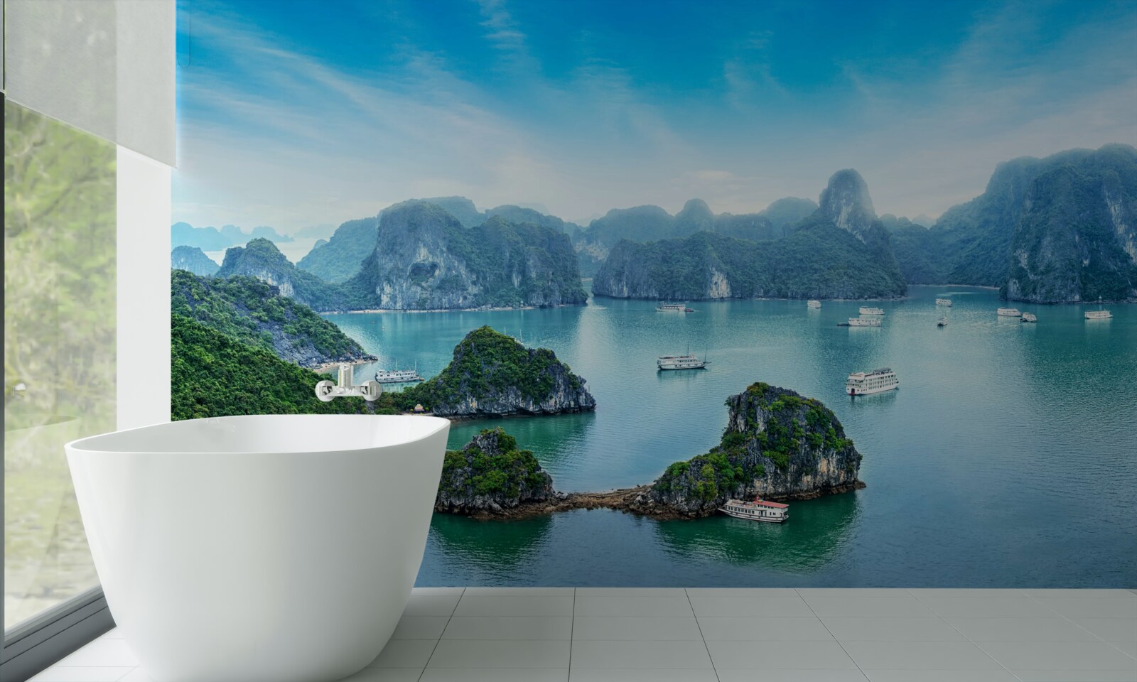 Fototapeta krásny výhľad na smaragdovéstrovy