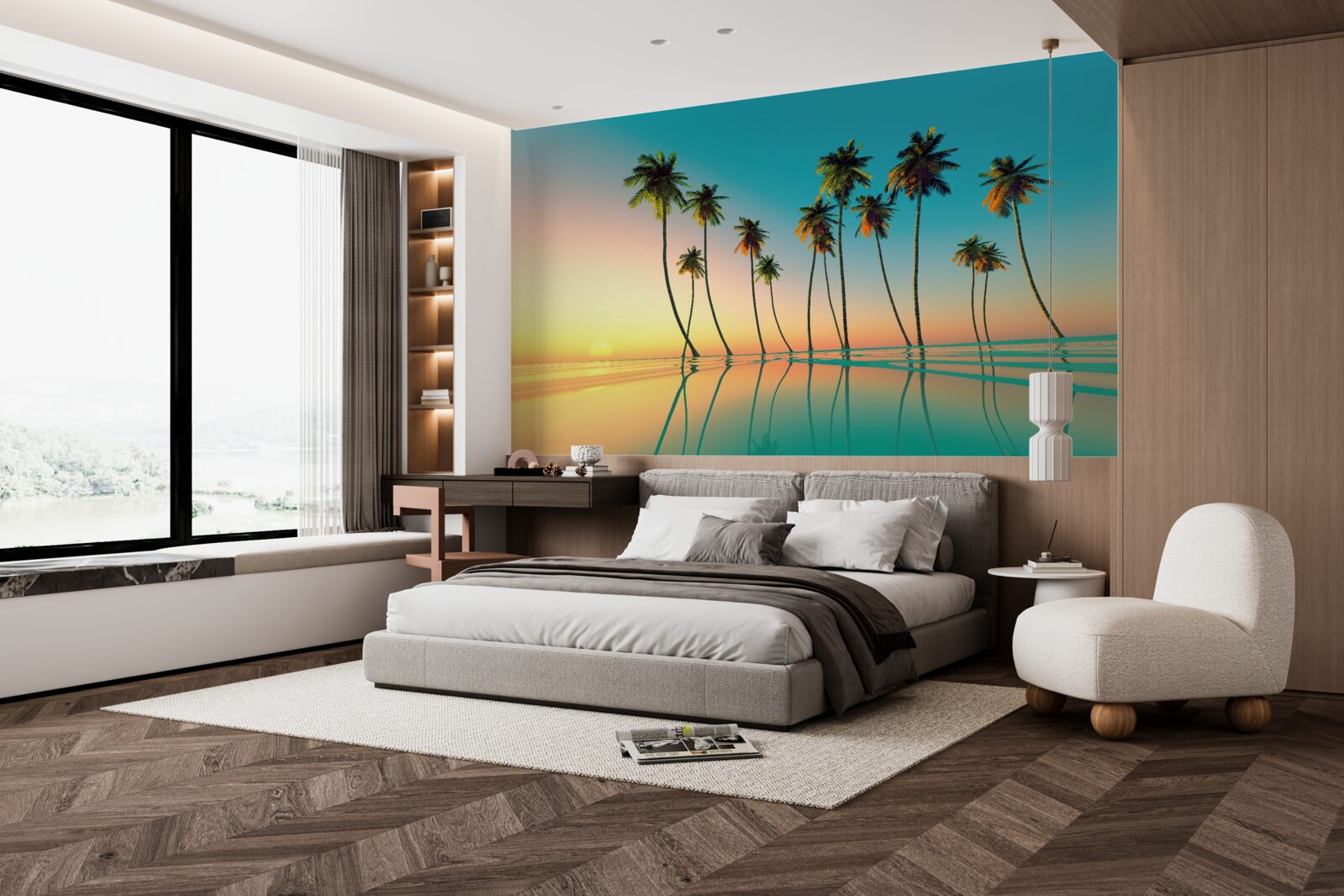 Fototapeta tenké dlane pri základni na vonkajšej strane zrážacej soli