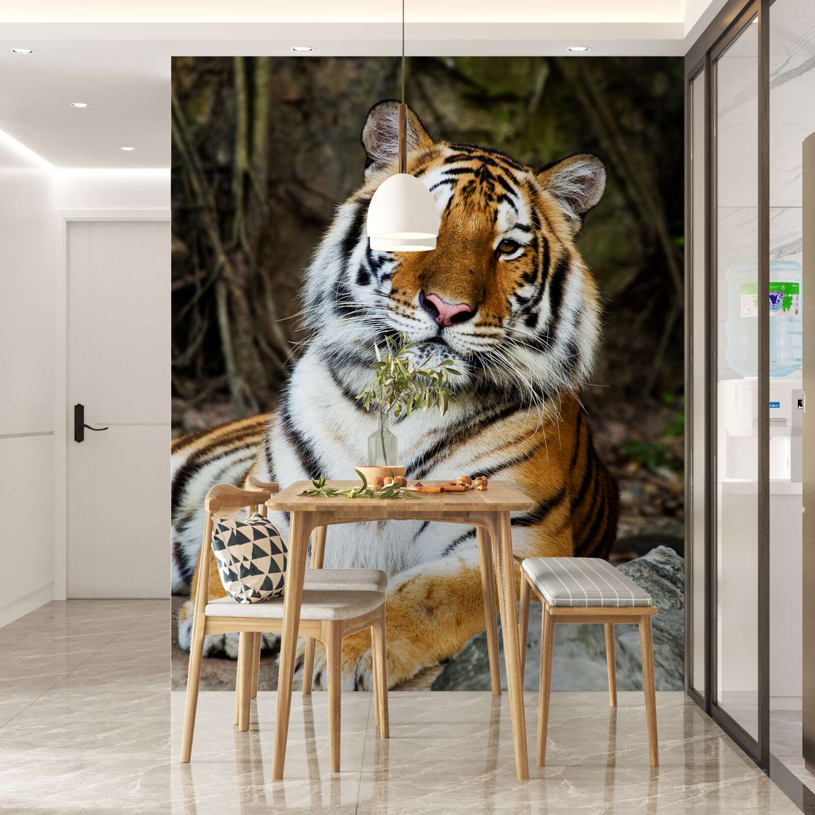 Fototapeta veľký tiger na dovolenke