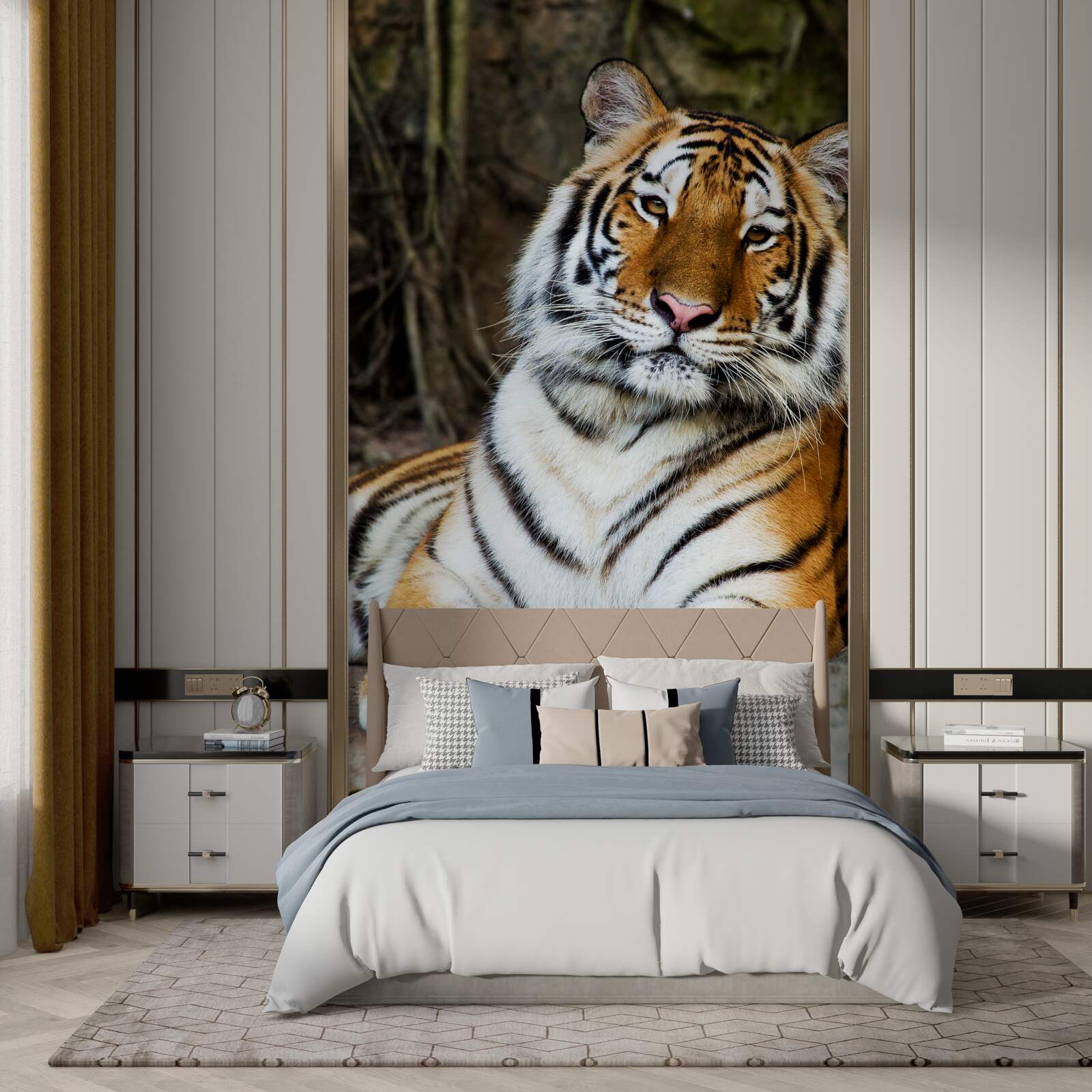 Fototapeta veľký tiger na dovolenke