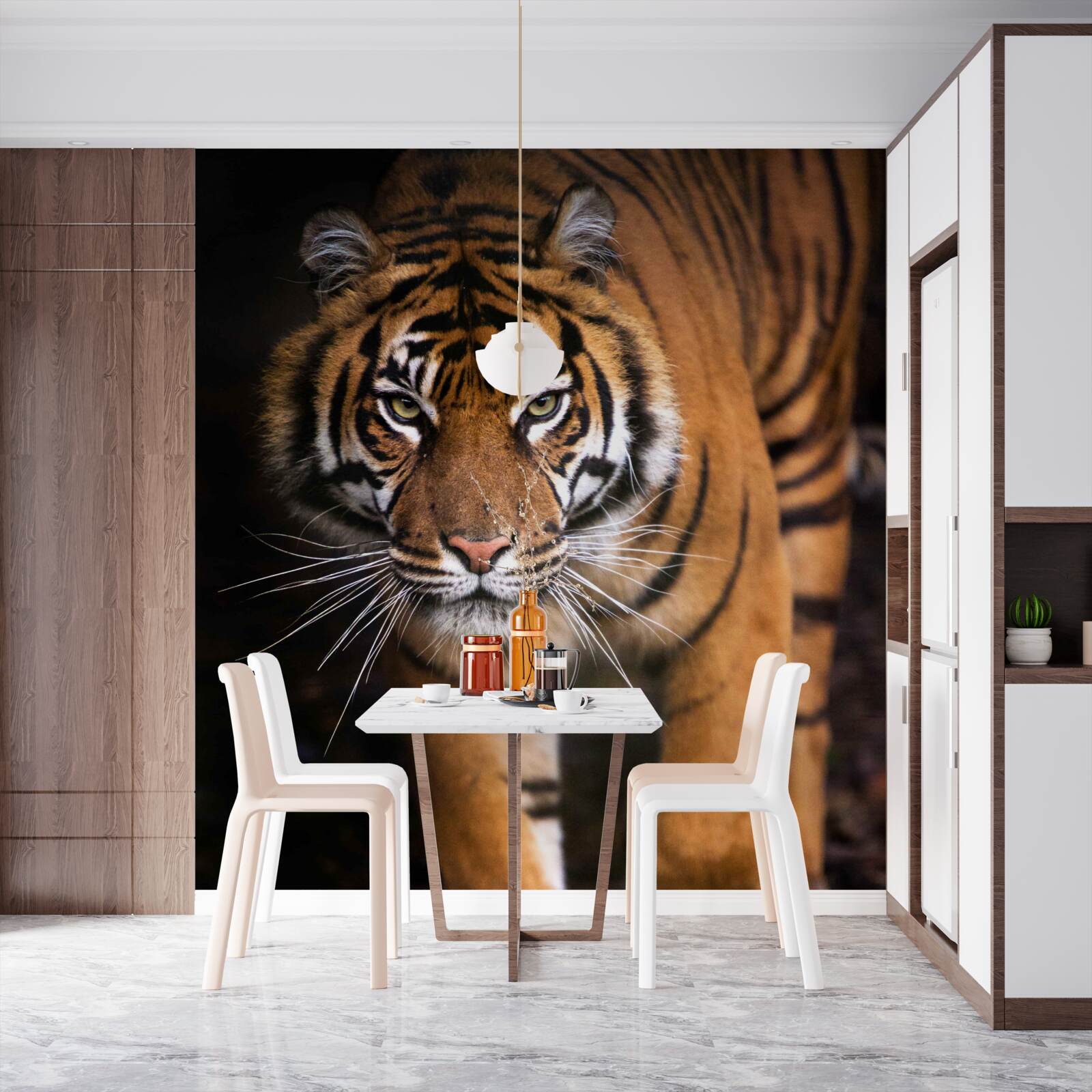 Fototapeta poriadny tiger na špičkách
