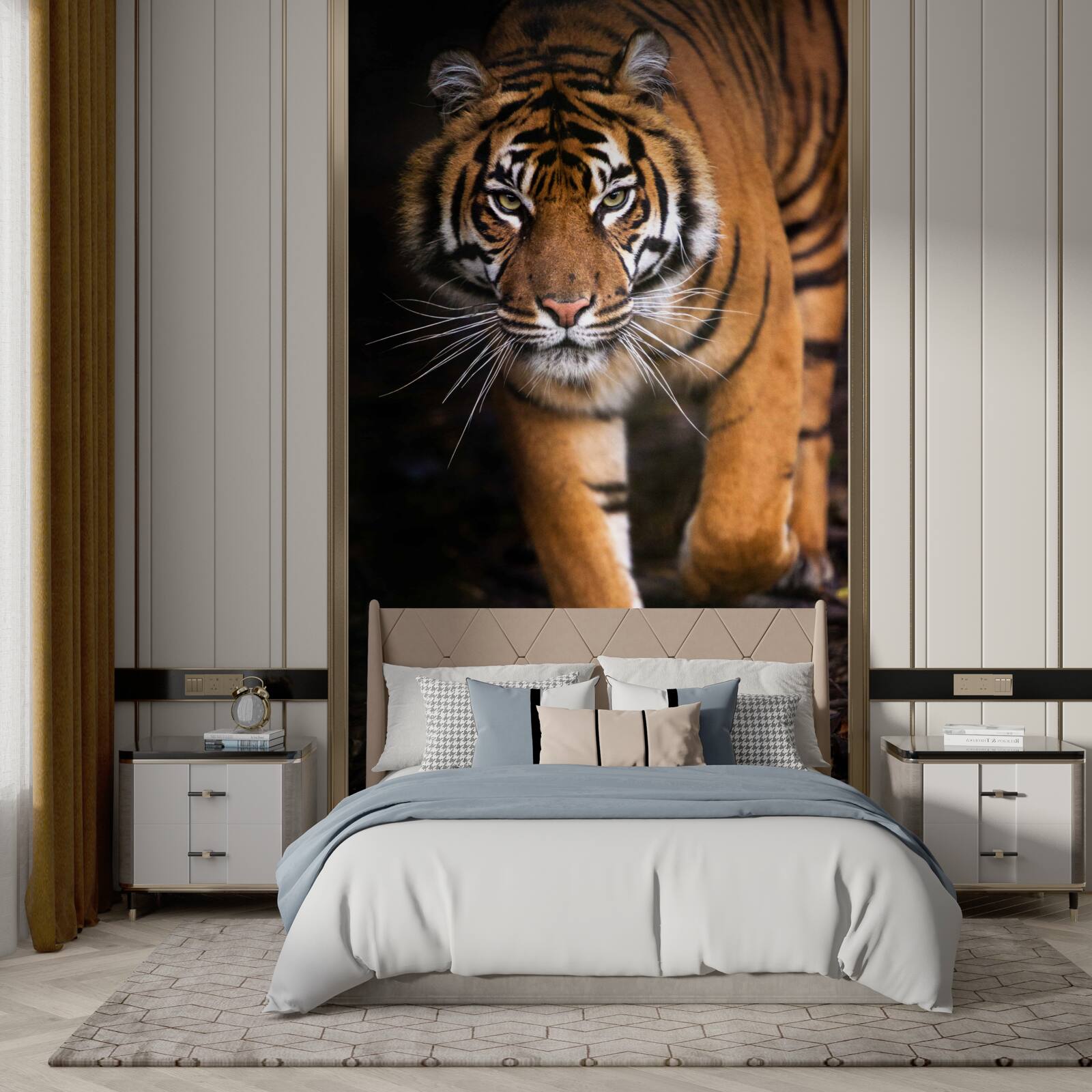 Fototapeta poriadny tiger na špičkách