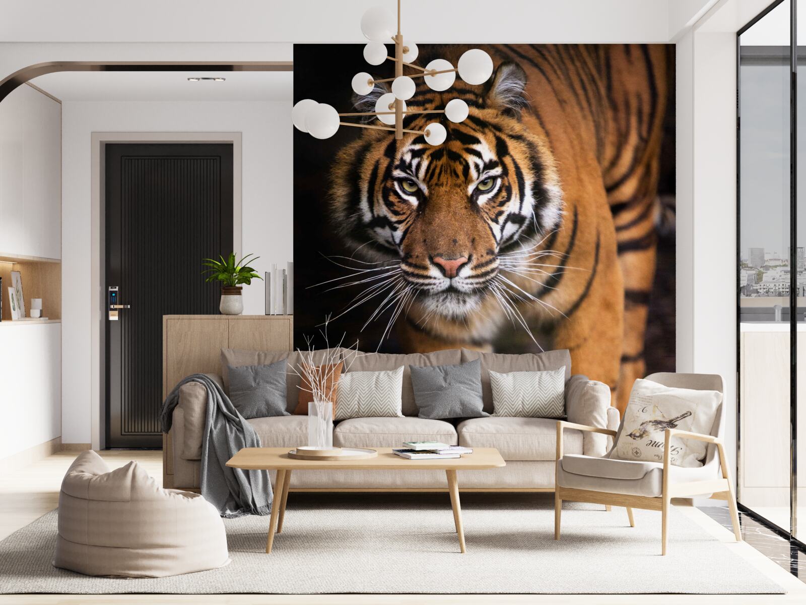 Fototapeta poriadny tiger na špičkách