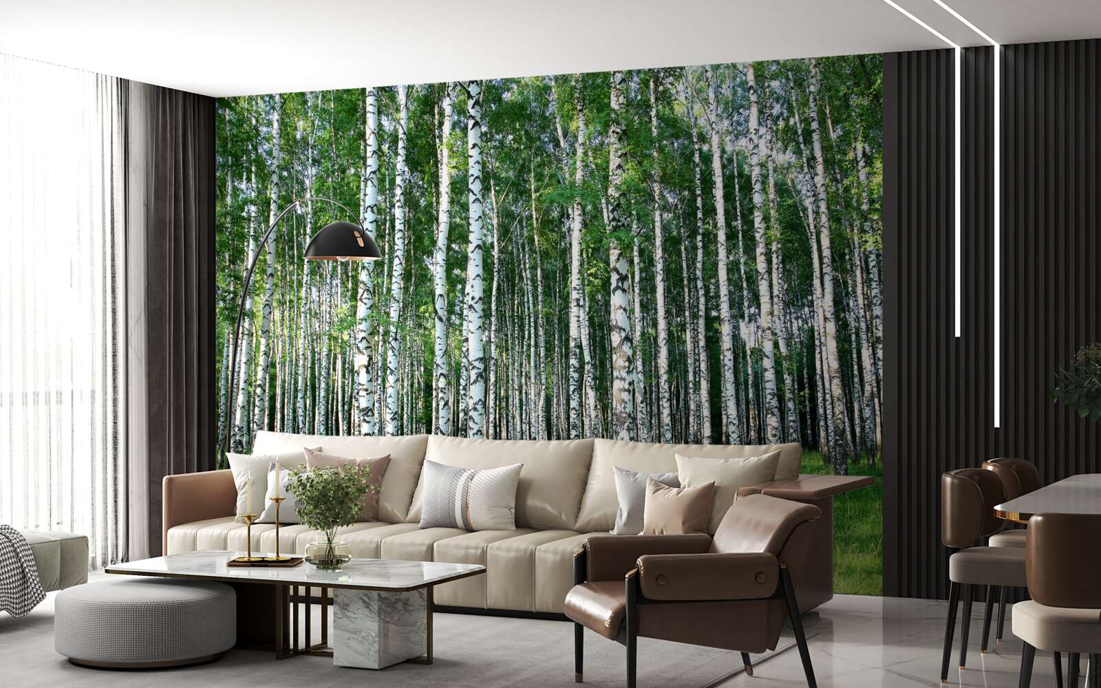 Fototapeta štíhle vánky v letnej výzdobe