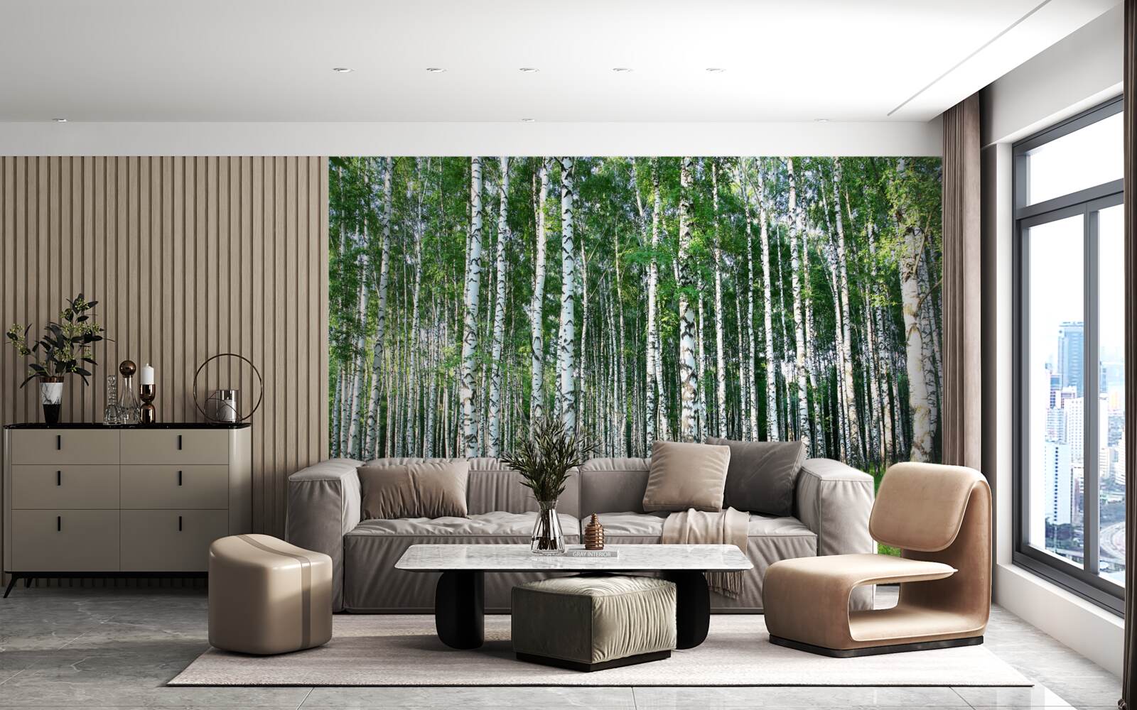 Fototapeta štíhle vánky v letnej výzdobe