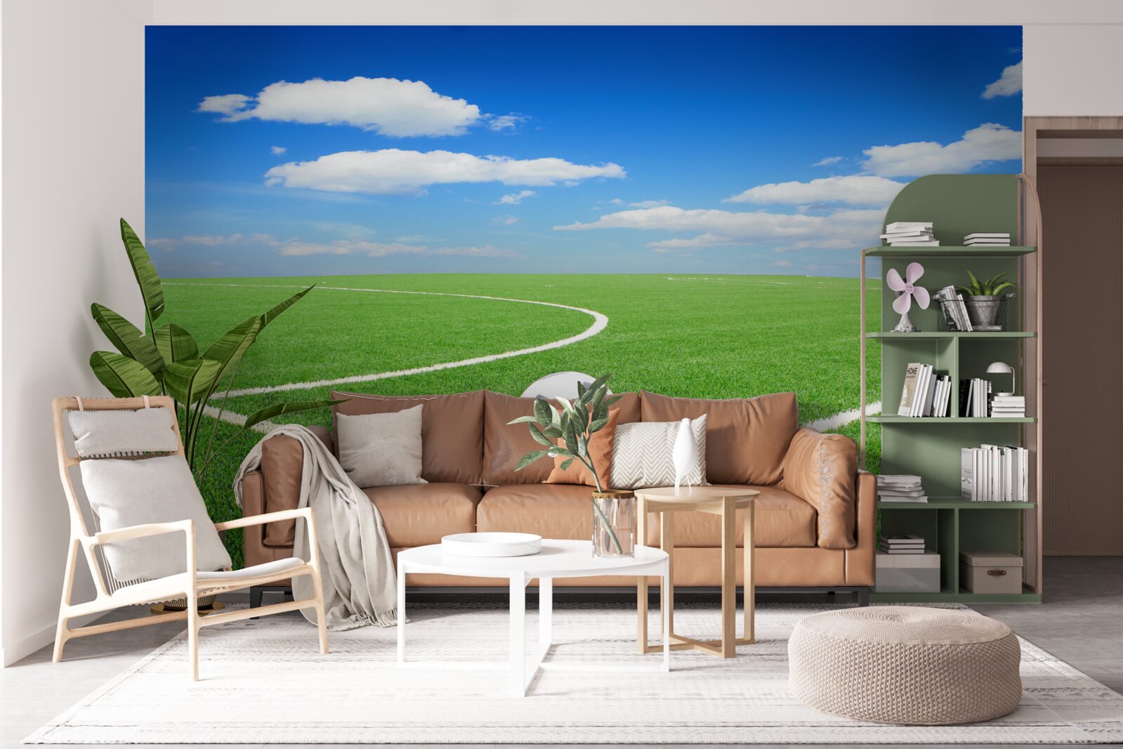 Fototapeta lopta je v rohu ihriska