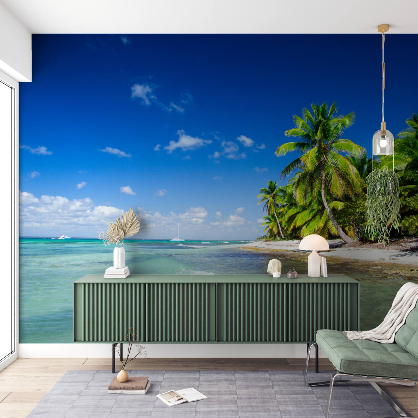 Fototapeta morské vlny na tropickom pobreží