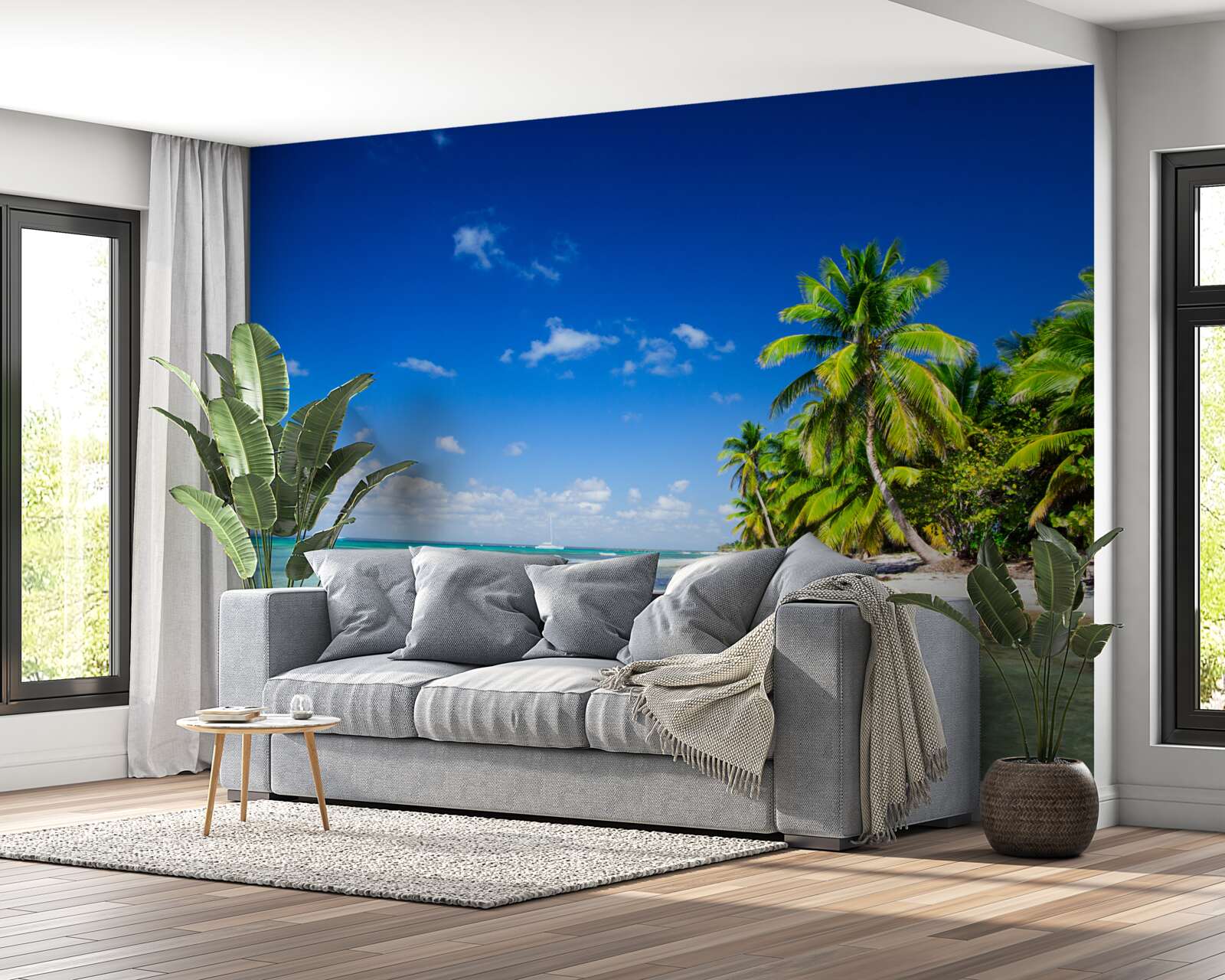 Fototapeta morské vlny na tropickom pobreží