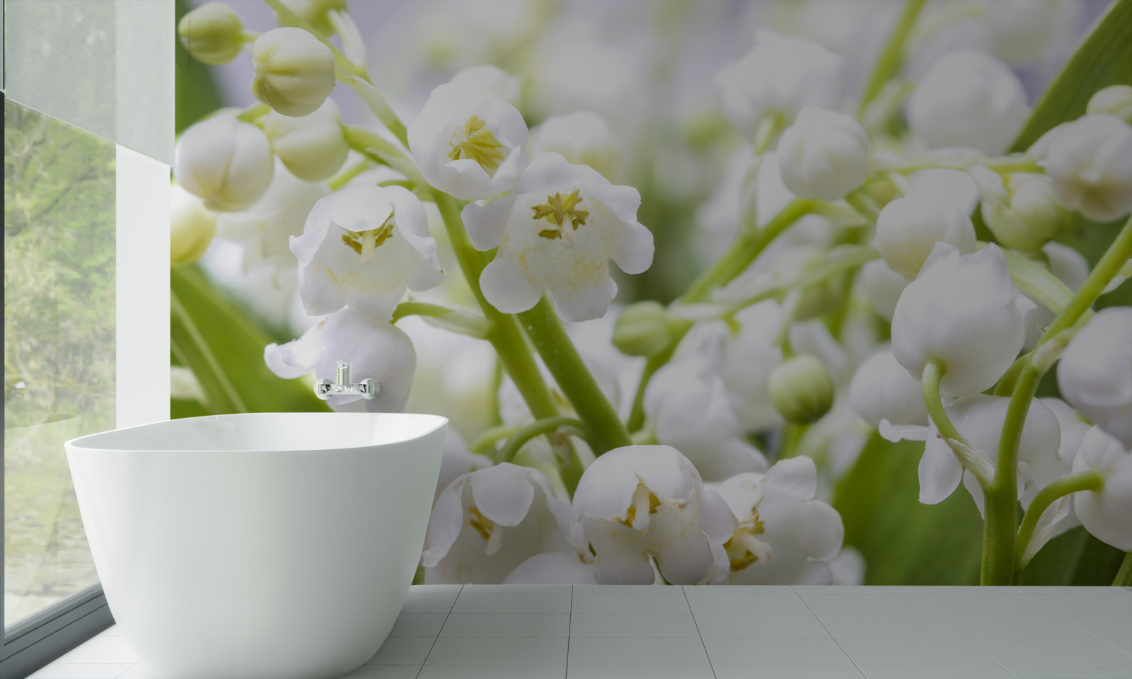 Fototapeta ranné snežienky