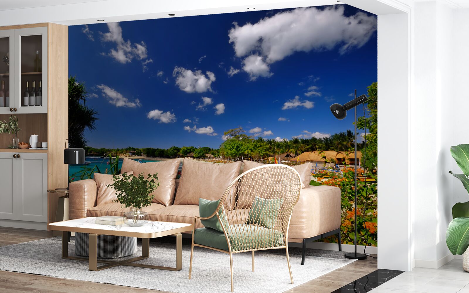 Fototapeta pokojné letné pobrežie Ostrova