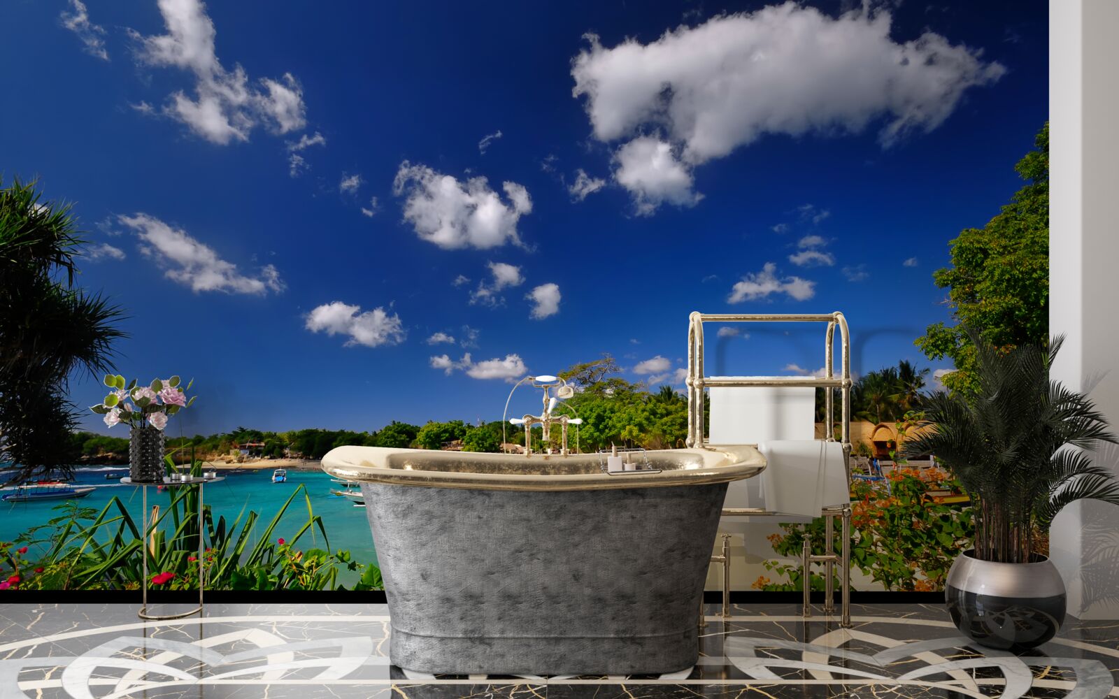 Fototapeta pokojné letné pobrežie Ostrova