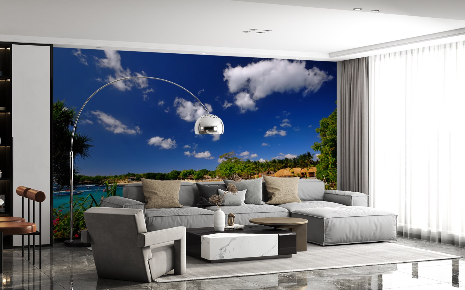 Fototapeta pokojné letné pobrežie Ostrova