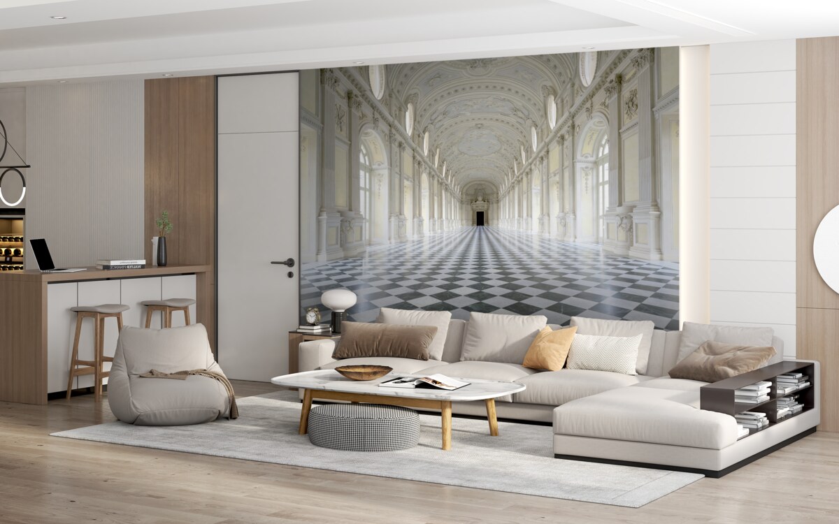 Fototapeta mozaiky v luxusnom zámku