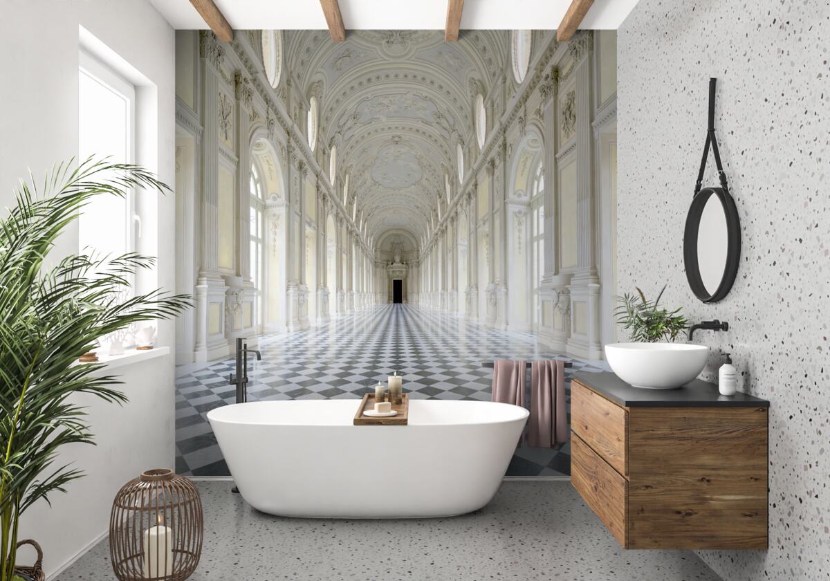 Fototapeta mozaiky v luxusnom zámku