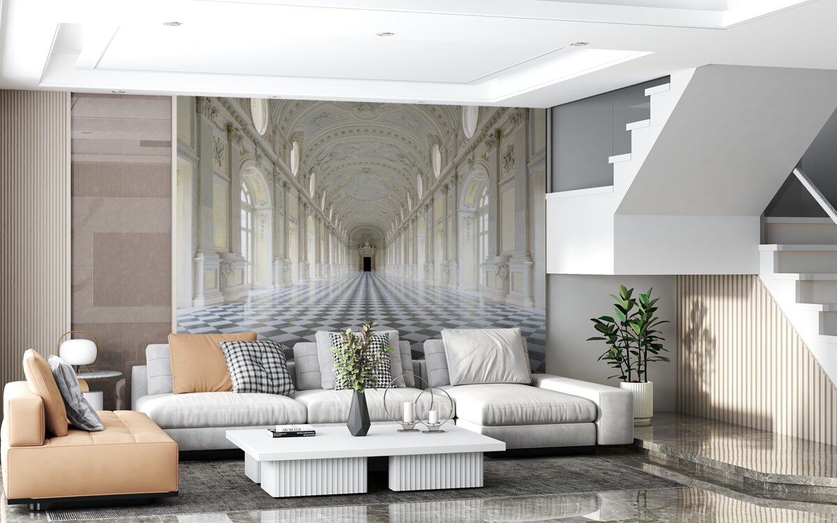 Fototapeta mozaiky v luxusnom zámku