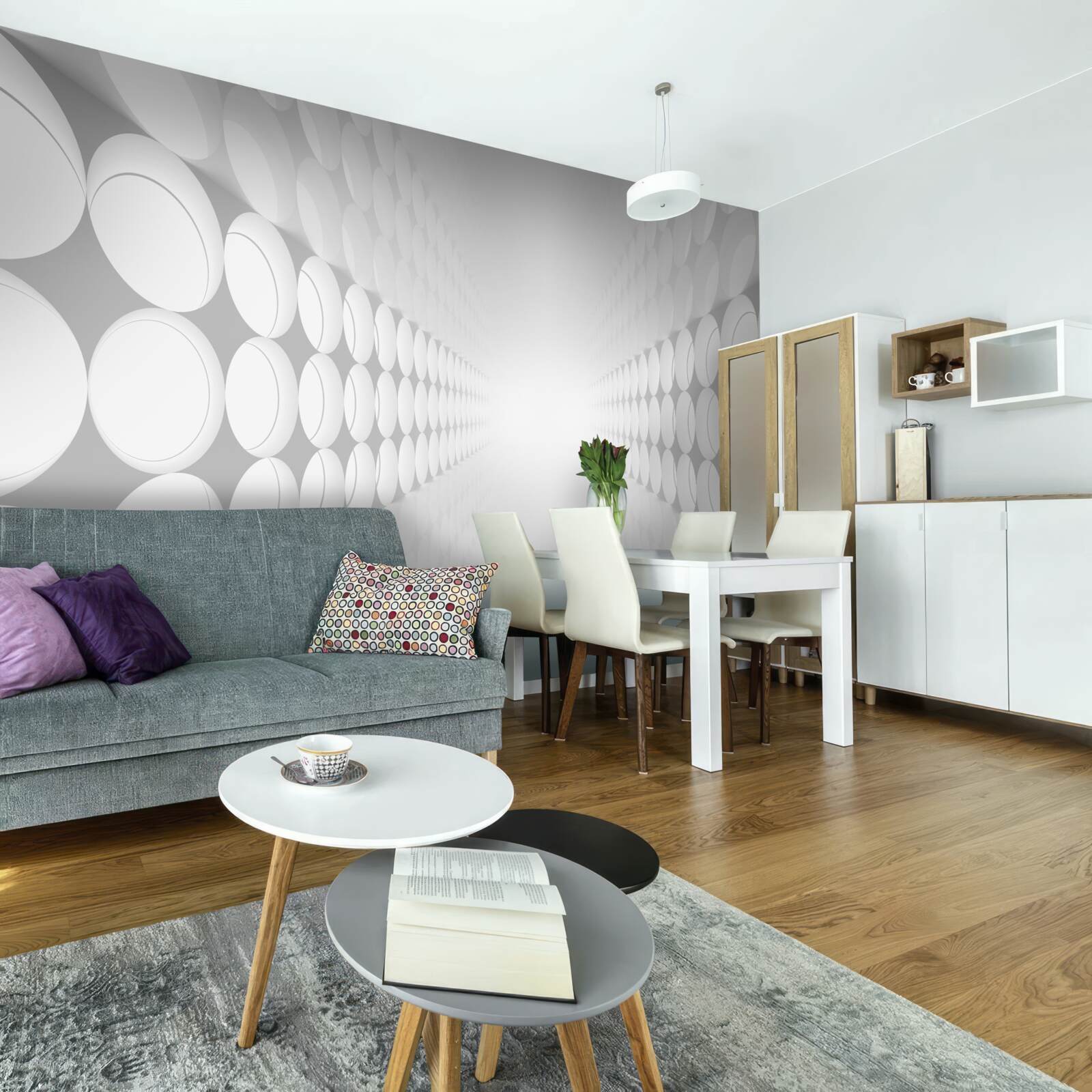 Fototapeta svetlá osvetlená abstraktná chodba