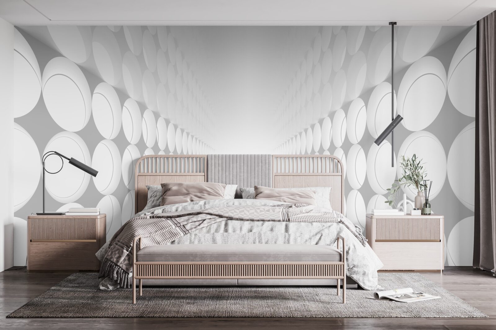 Fototapeta svetlá osvetlená abstraktná chodba