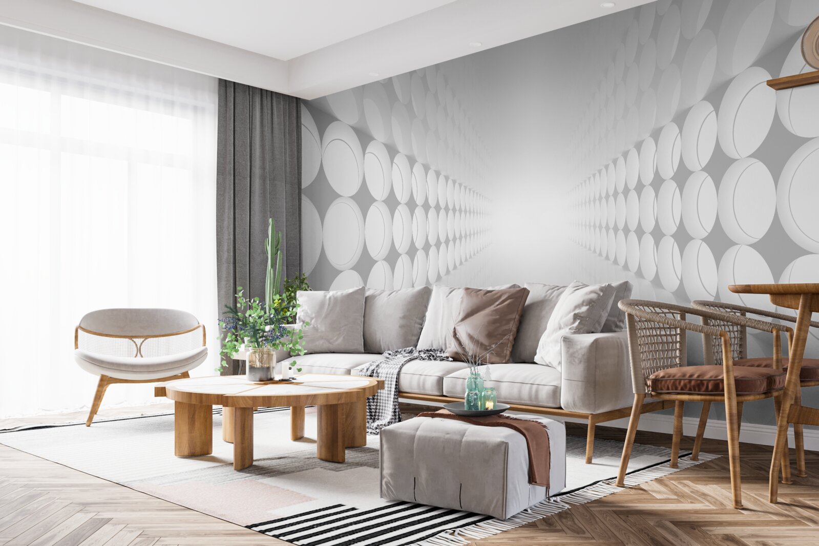 Fototapeta svetlá osvetlená abstraktná chodba