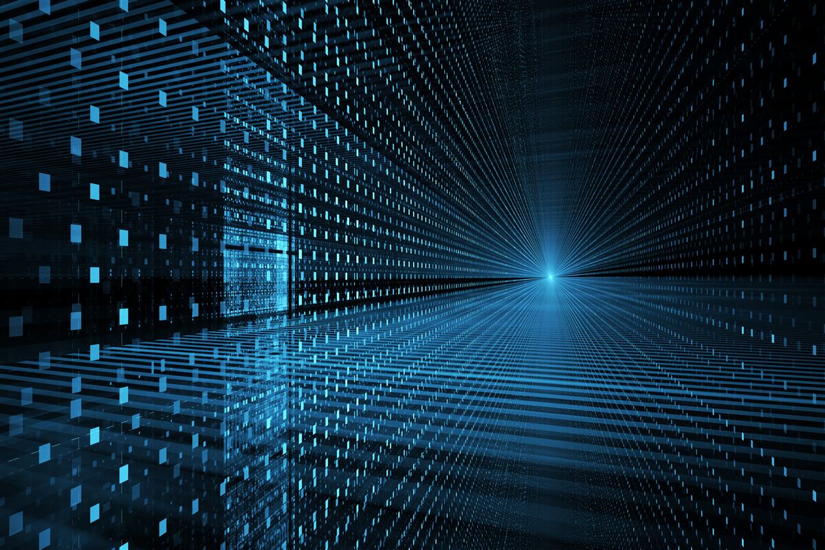 Fototapeta svetelný signál v abstraktnej forme