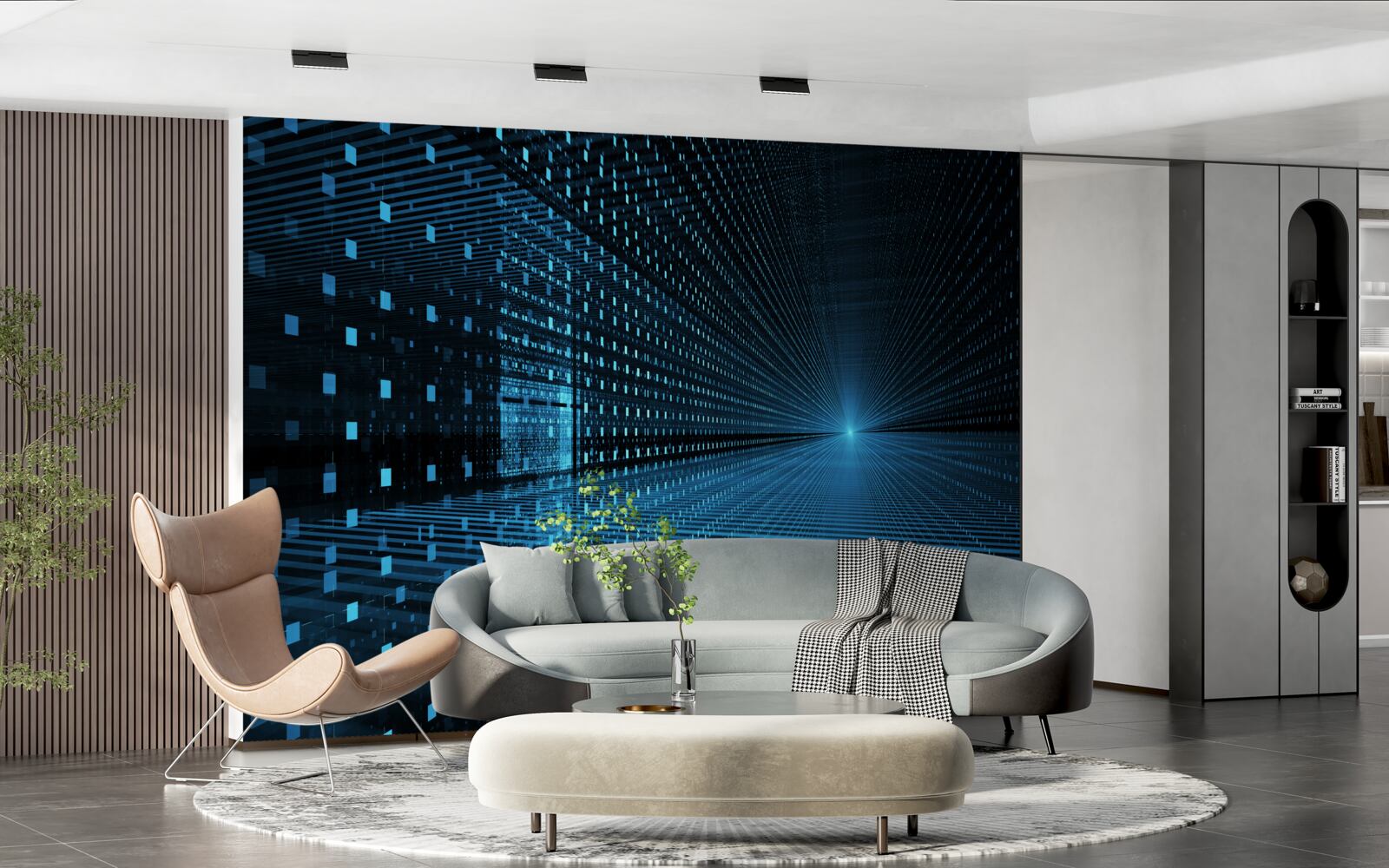 Fototapeta svetelný signál v abstraktnej forme