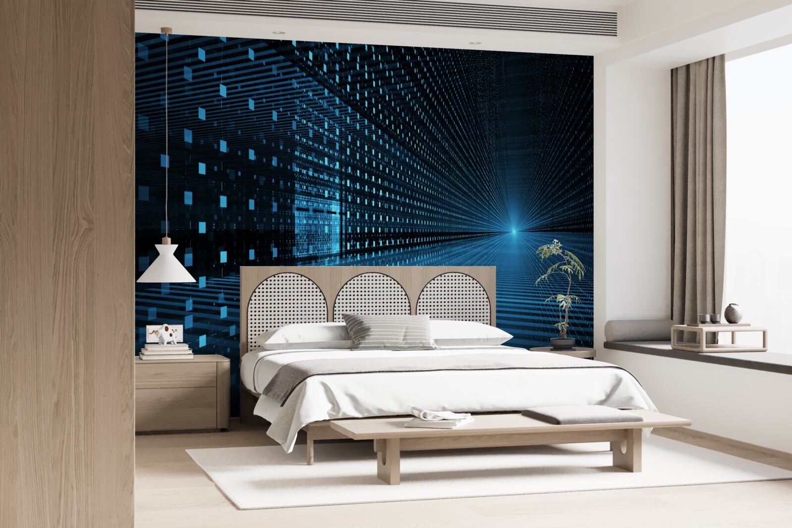 Fototapeta svetelný signál v abstraktnej forme