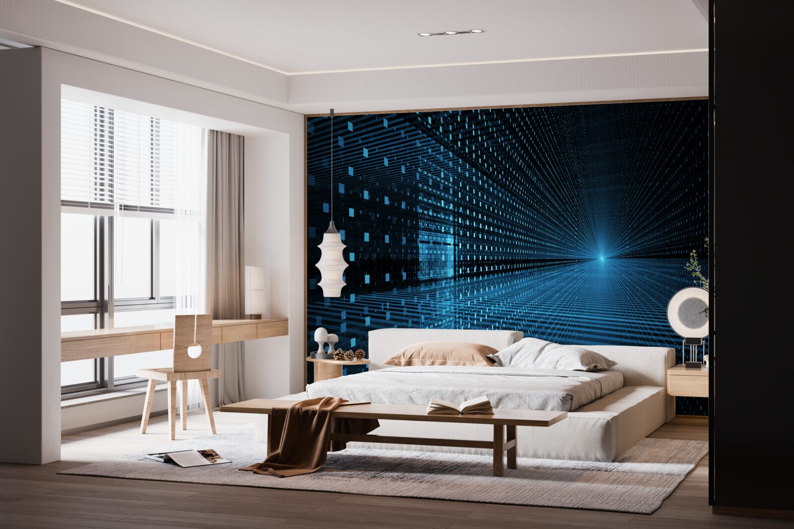 Fototapeta svetelný signál v abstraktnej forme