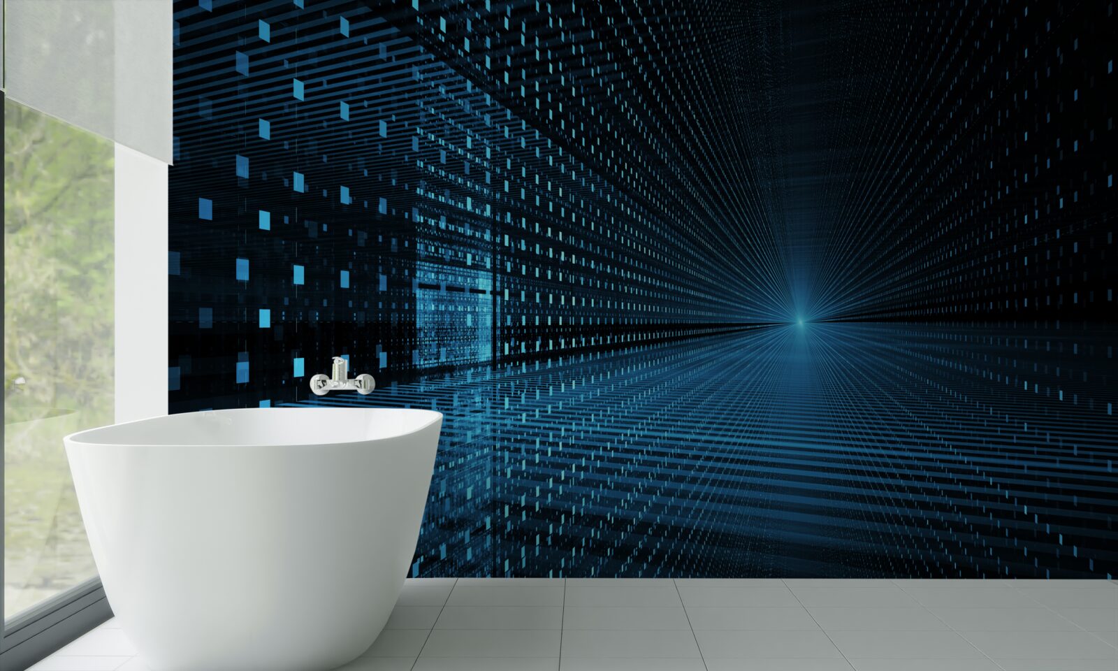 Fototapeta svetelný signál v abstraktnej forme