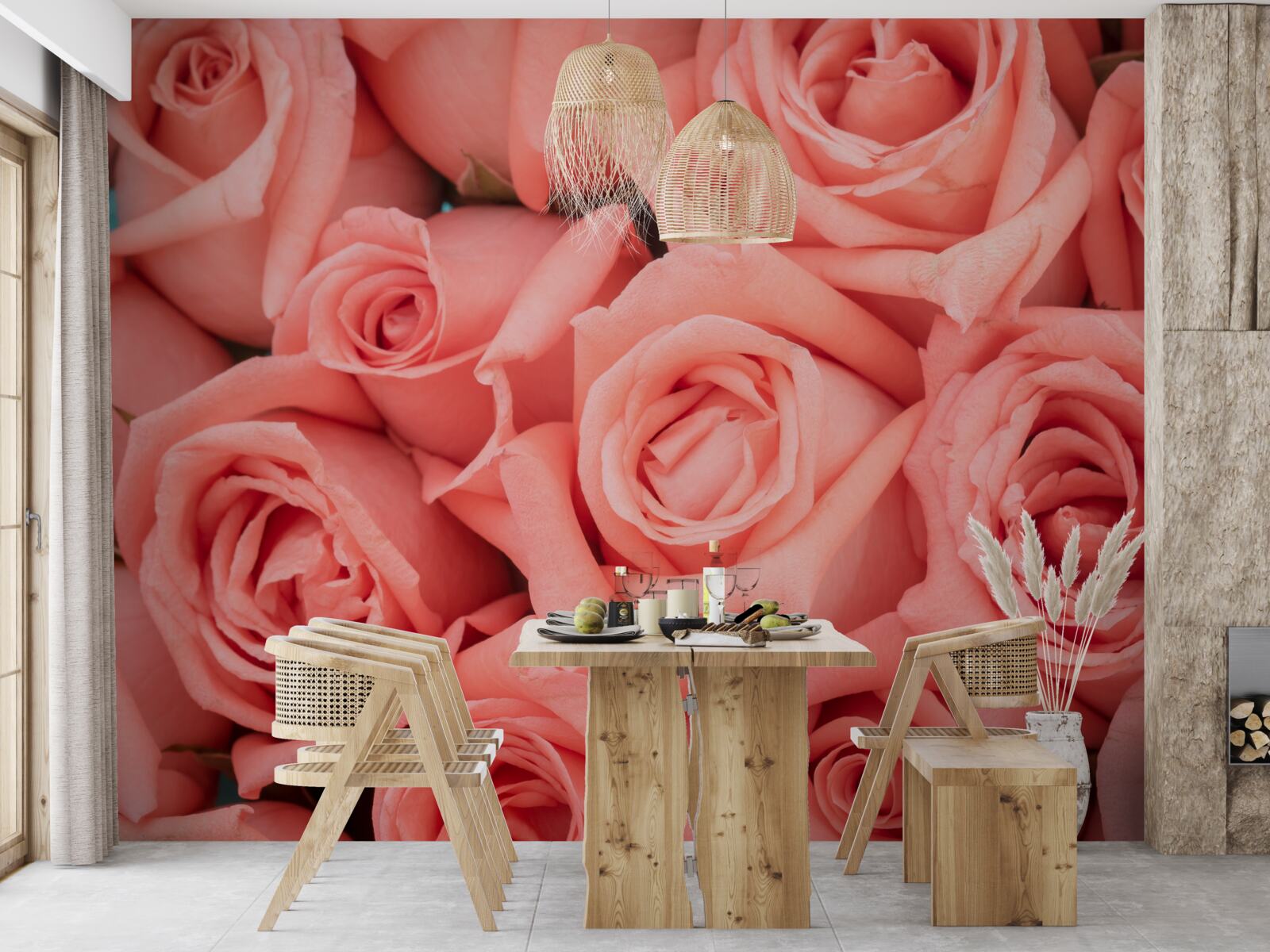 Fototapeta ružové púčiky ruží