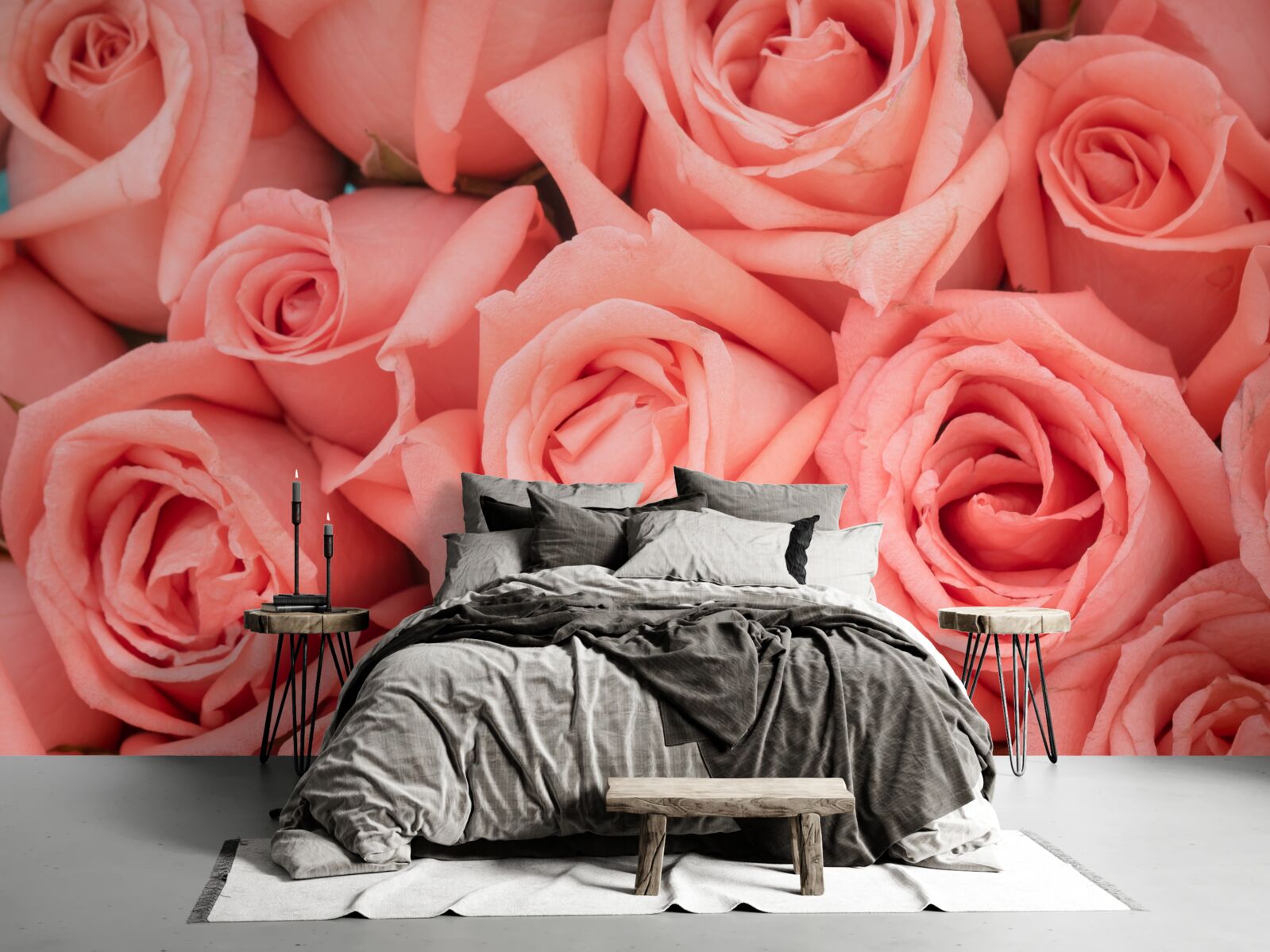 Fototapeta ružové púčiky ruží